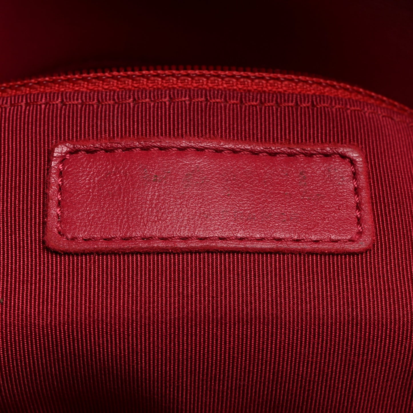 Patent Goatskin Quilted Small 3 Pocket Accordion Flap Red