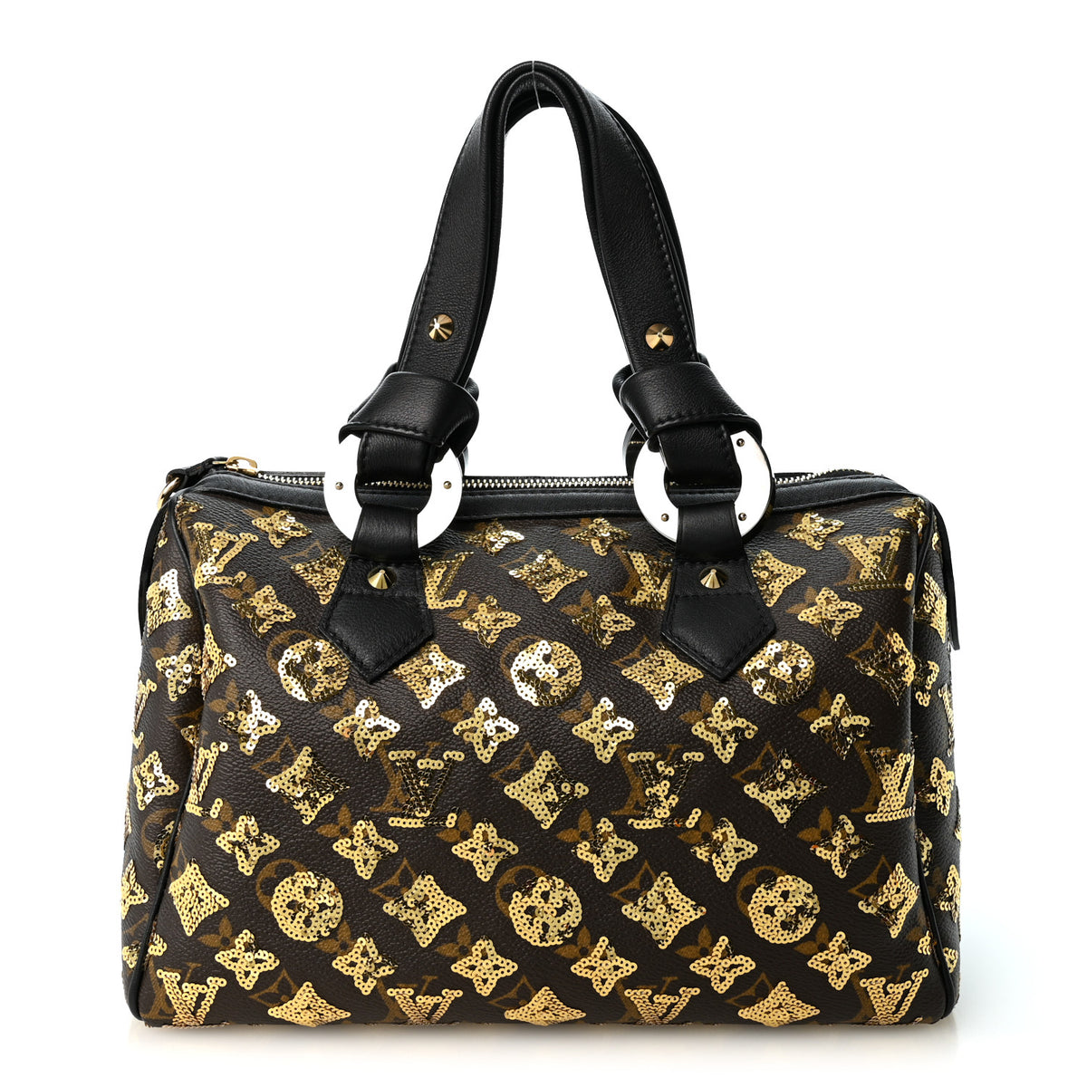 Monogram Sequins Eclipse Speedy 28 Gold