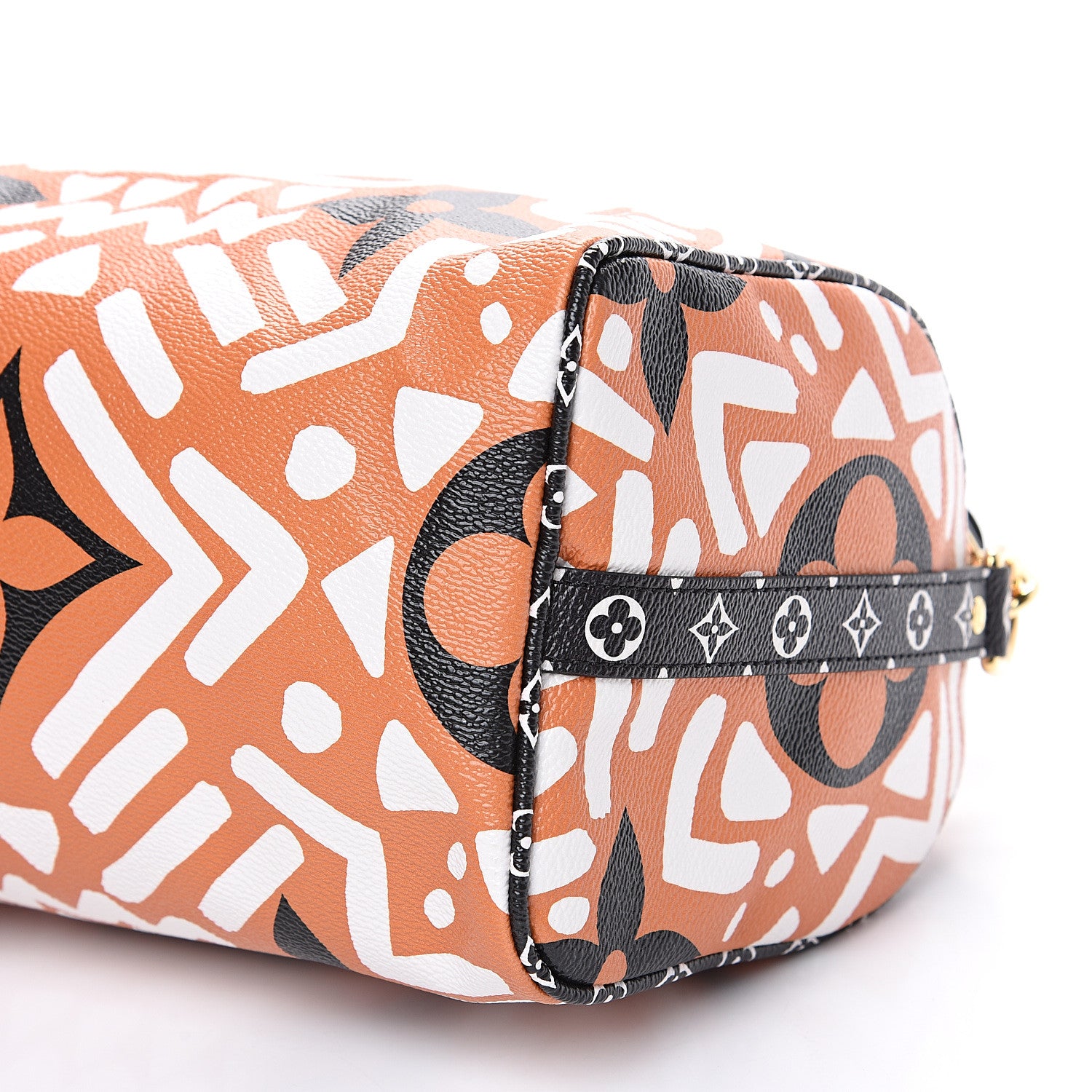Louis Vuitton Monogram Giant Crafty Speedy Bandouliere 25 Creme Caramel 7 of 8