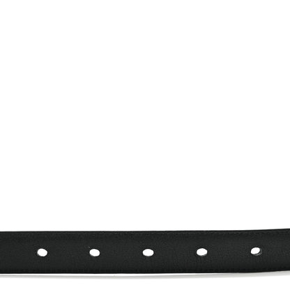 Saint Laurent Suede Monogram Square Buckle Belt 85 34 Black 5 of 7