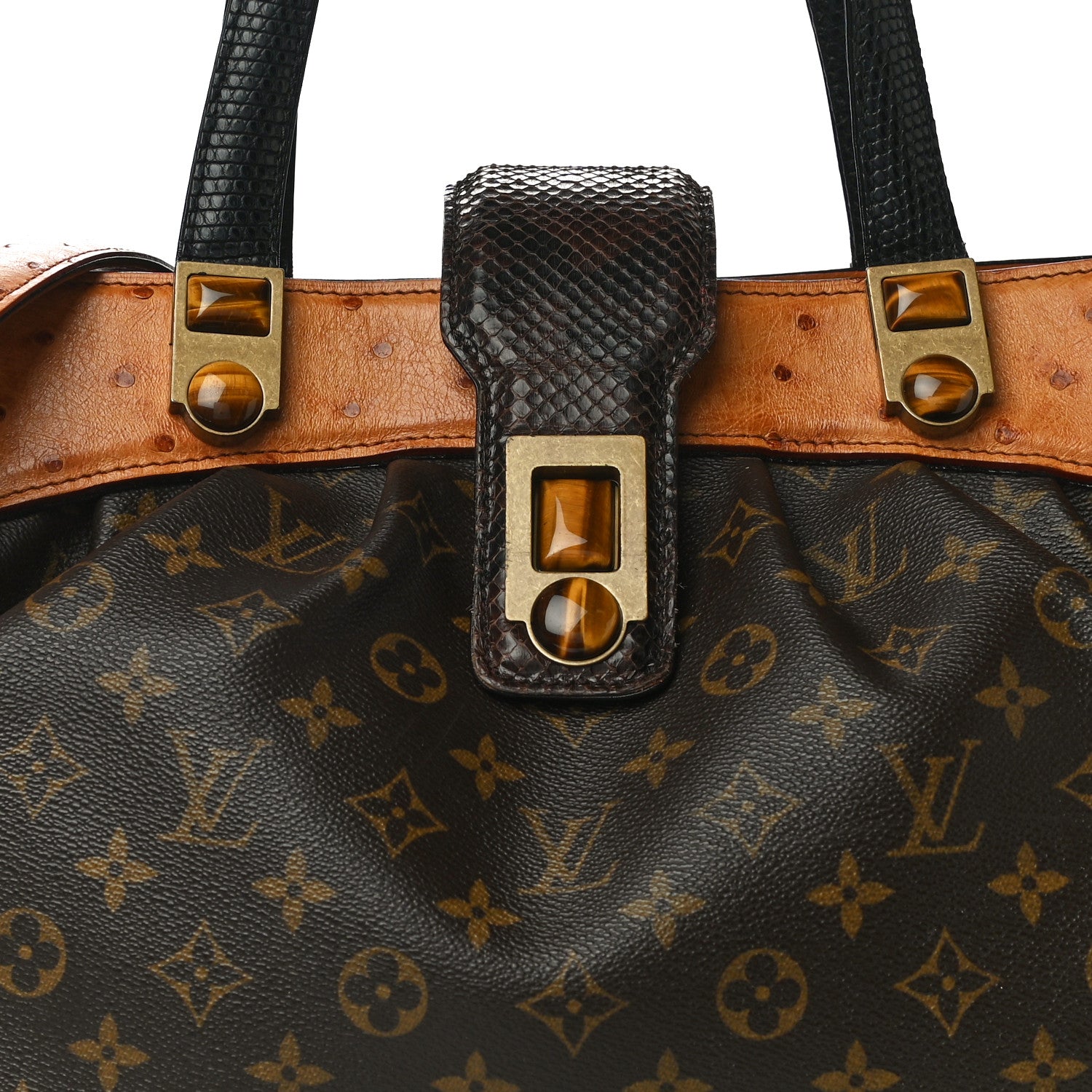 Louis Vuitton Monogram Ostrich Oskar Waltz 7 of 9