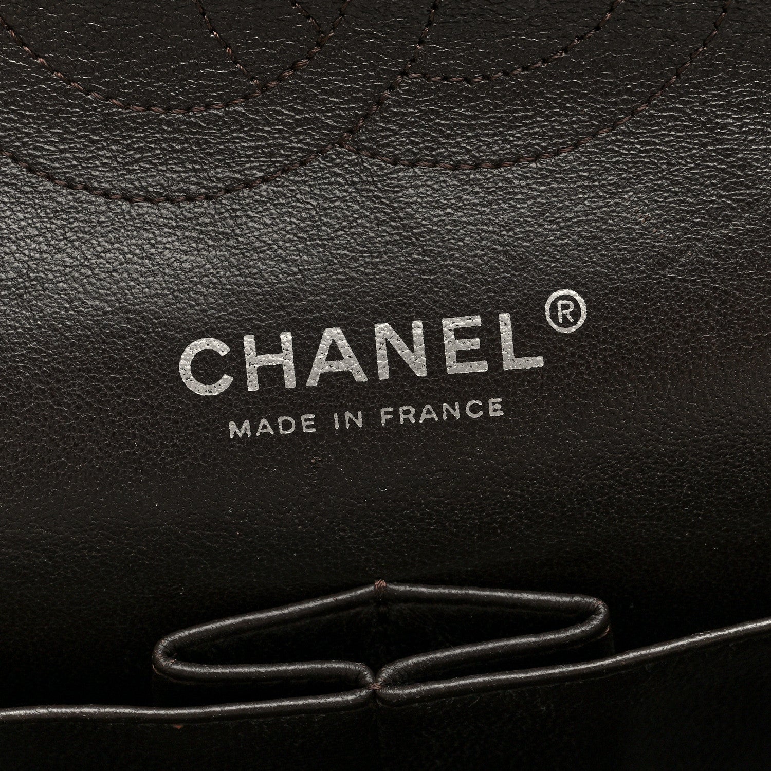 Chanel Caviar Quilted Medium Double Flap Brown 6 of 10
