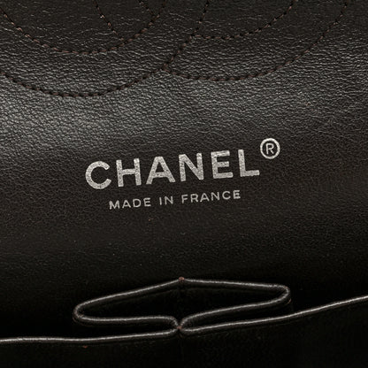 Chanel Caviar Quilted Medium Double Flap Brown 6 of 10