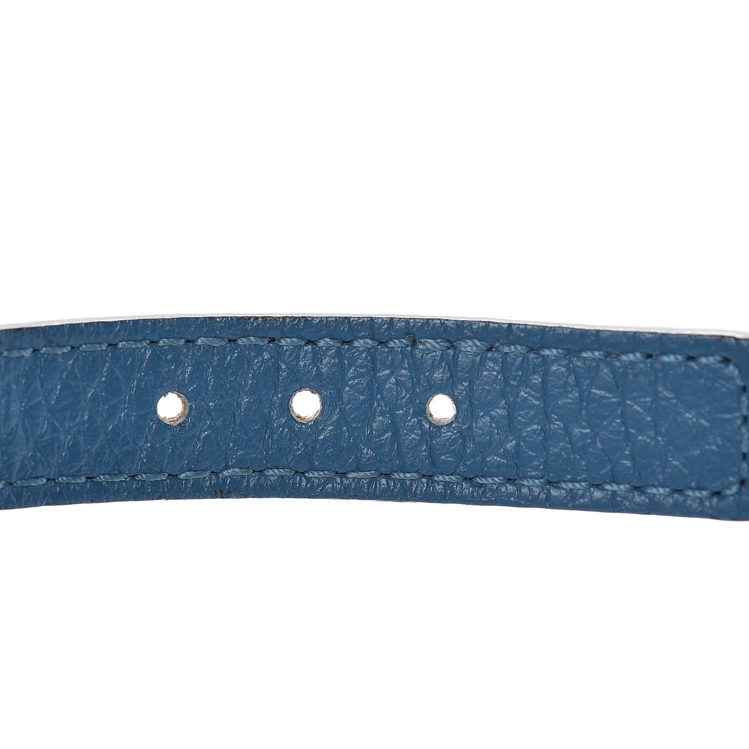 Louis Vuitton Taurillon LV Initiales Reversible Bracelet Bordeaux Bleuet 4 of 5