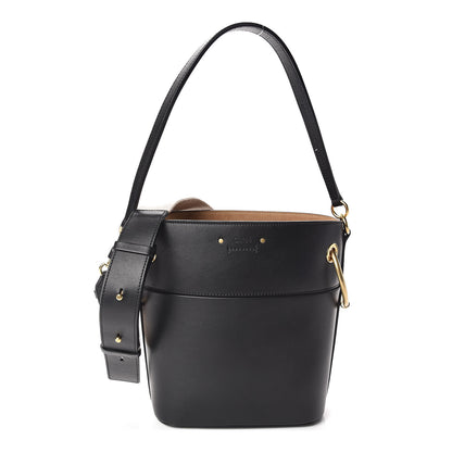 Chloe Smooth Calfskin Small Roy Bucket Bag Black 1 of 10