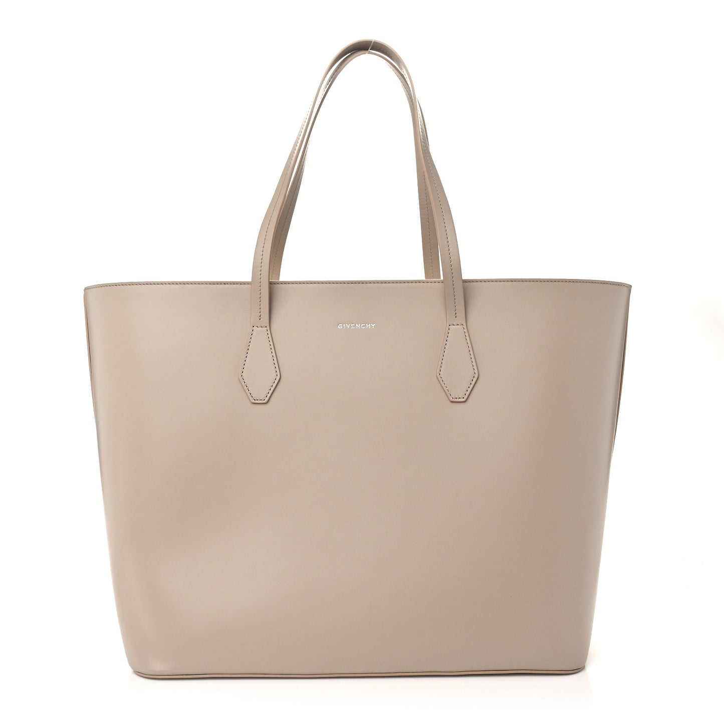 Smooth Calfskin Wing Shopper Tote Dune