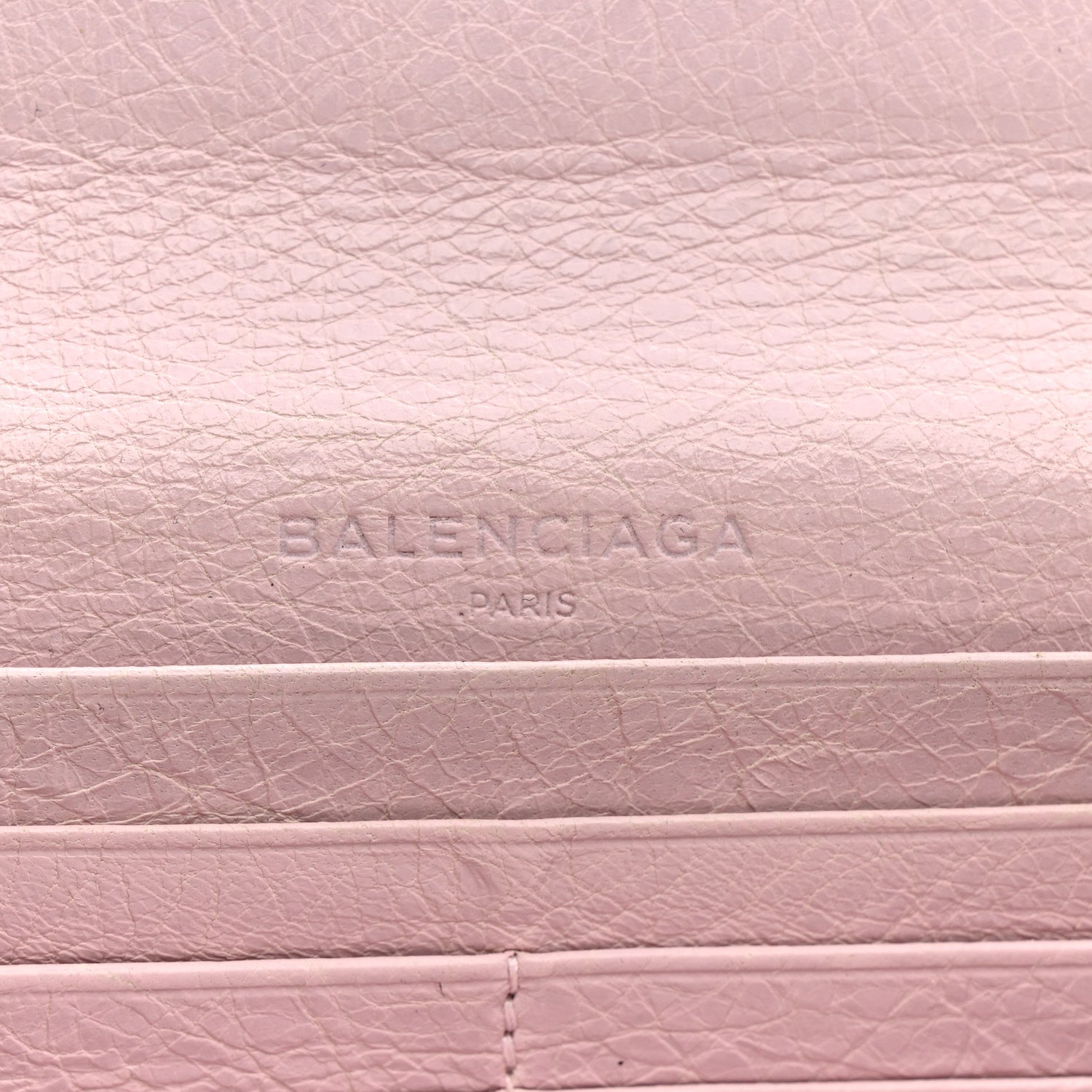 Balenciaga Agneau Classic Hardware Money Wallet Rose Poudre 6 of 12