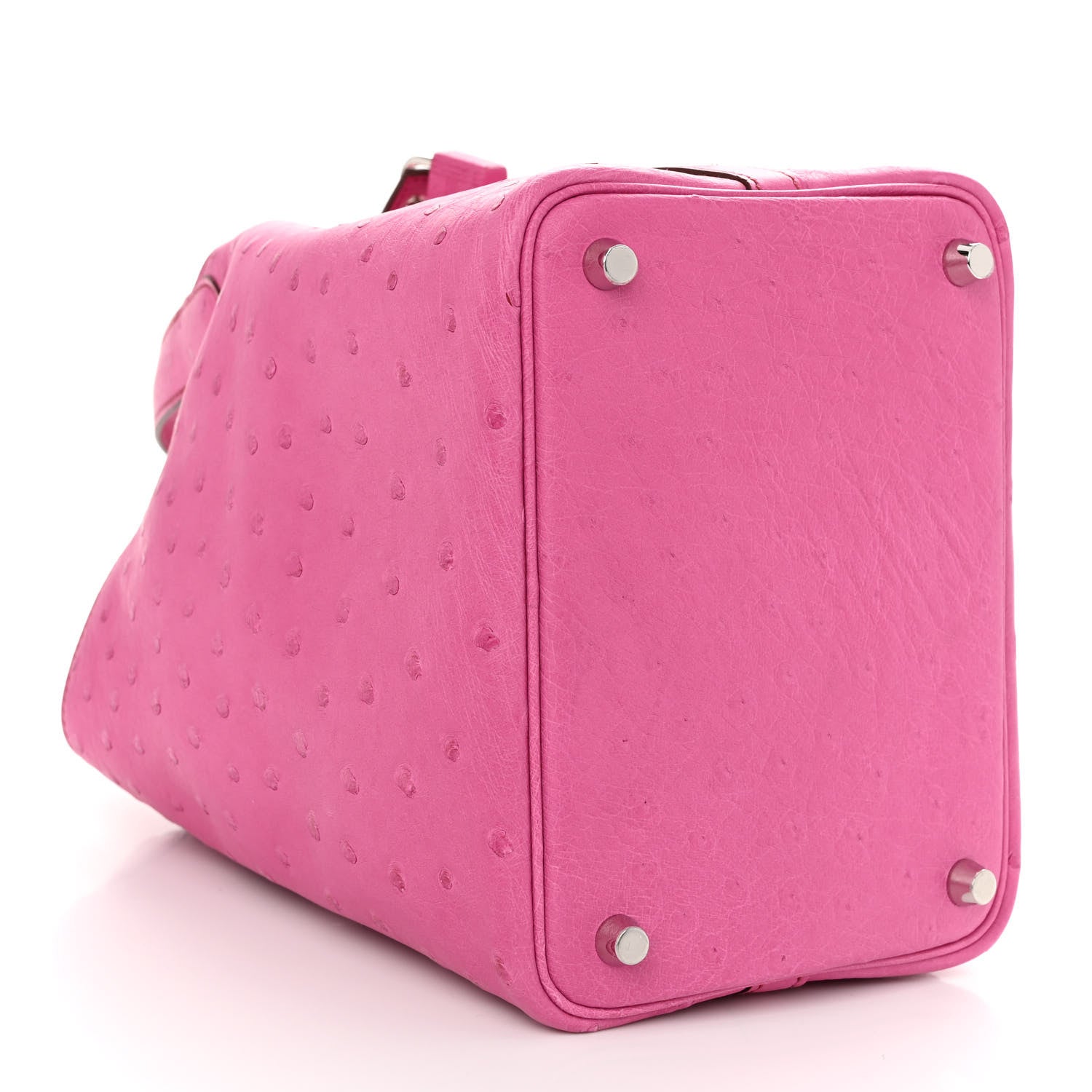 Hermes Ostrich Picotin Lock 18 Rose Tyrien 4 of 11