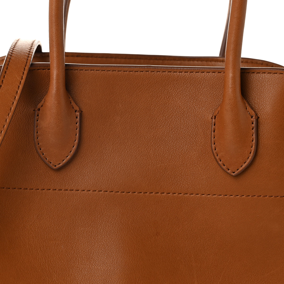 Polished Saddle Calfskin Soft Margaux 12 Cuir