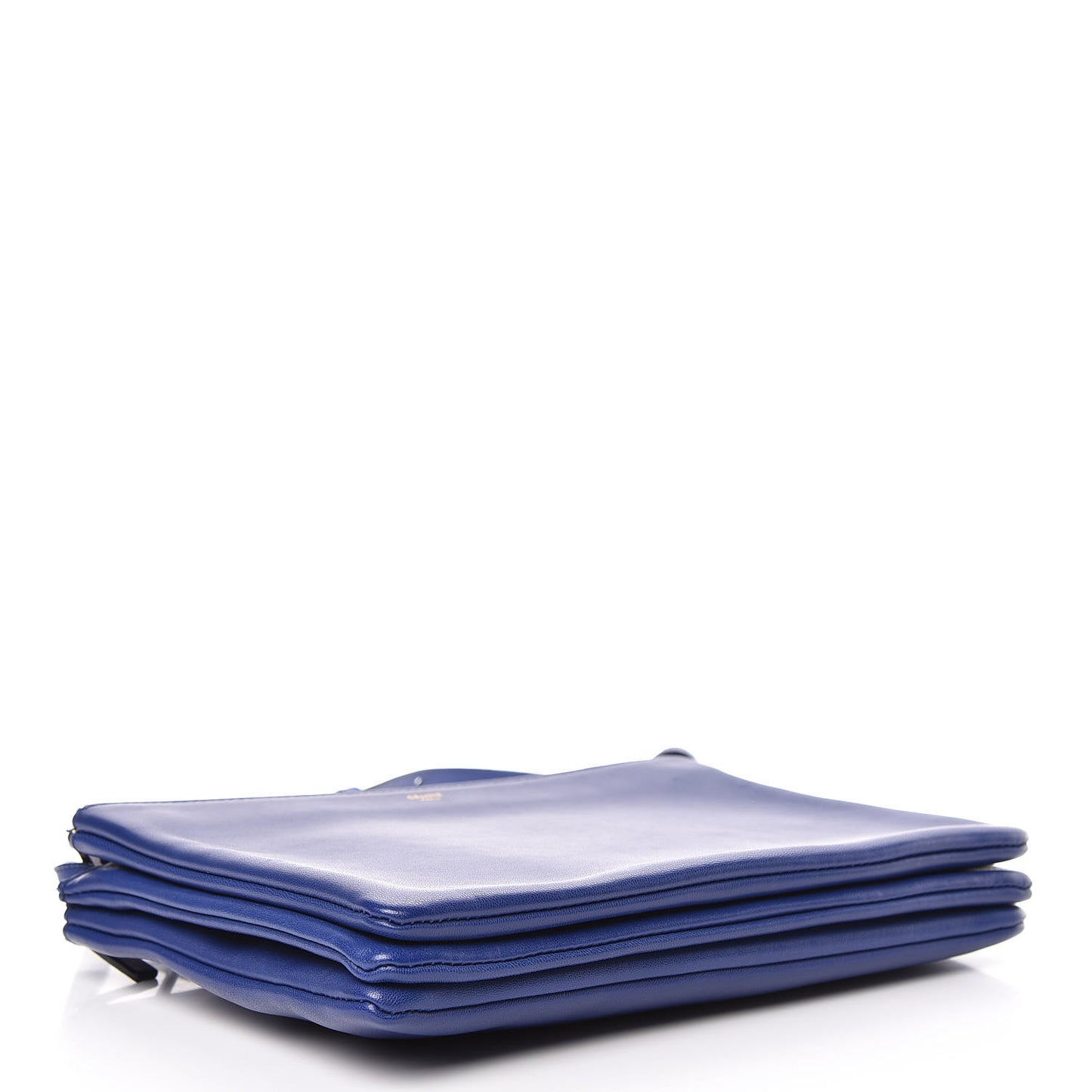 Lambskin Large Trio Crossbody Bag Indigo
