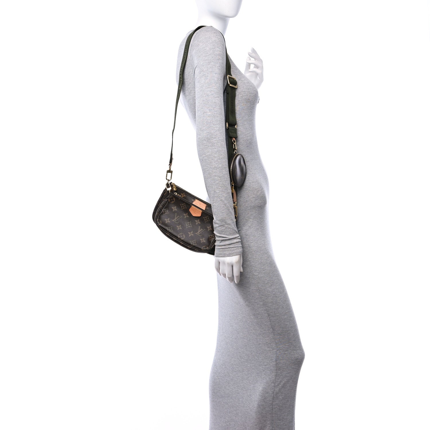 Louis Vuitton Monogram Multi Pochette Accessories Kaki 2 of 12