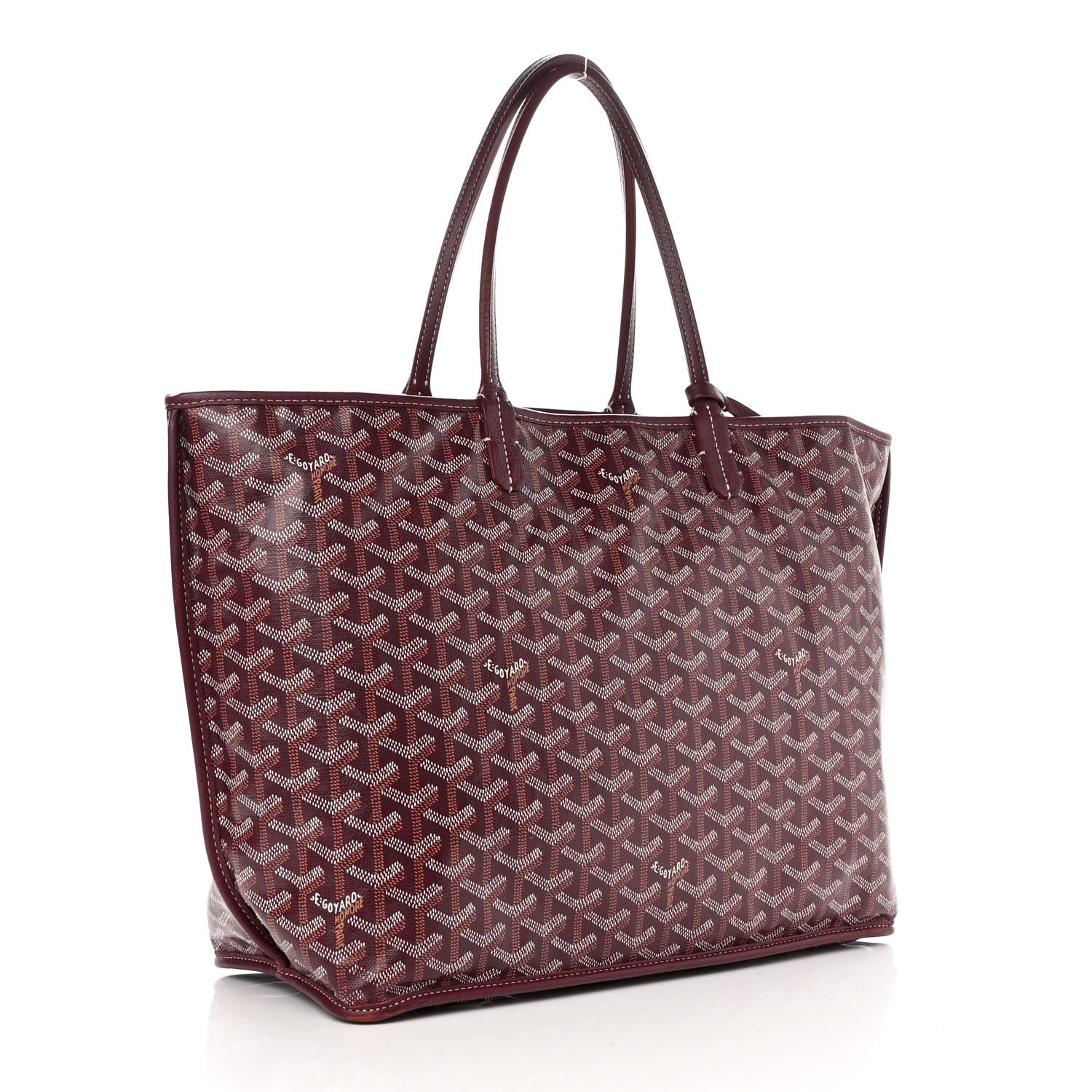 Goyard Goyardine Reversible Anjou PM Burgundy 5 of 15