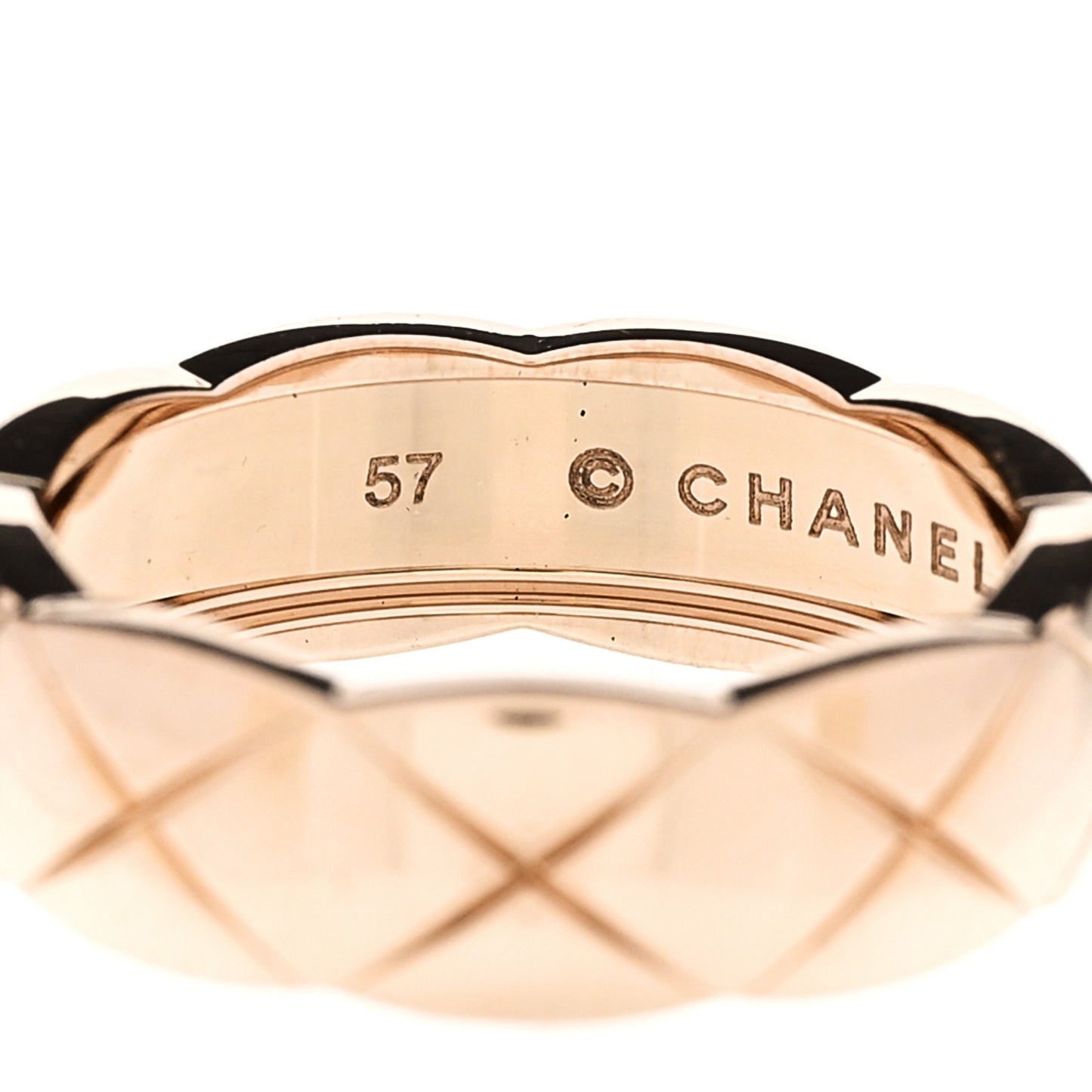 18K Beige Gold Small Coco Crush Ring 57 8
