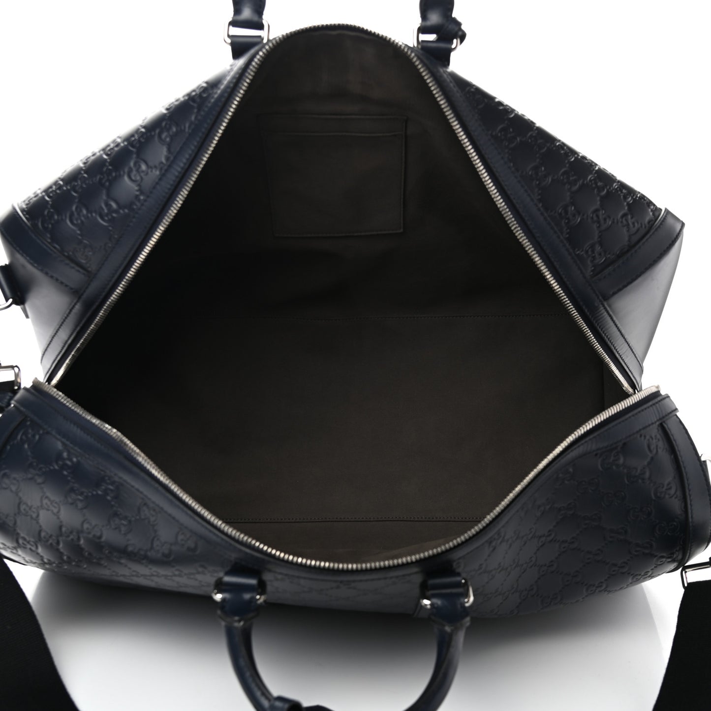 Guccissima Signature Large Duffle Blue