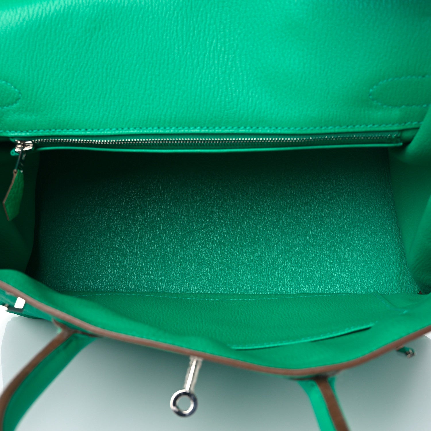 Hermes Taurillon Clemence Birkin 30 Menthe 14 of 31