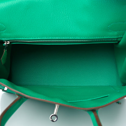 Hermes Taurillon Clemence Birkin 30 Menthe 14 of 31