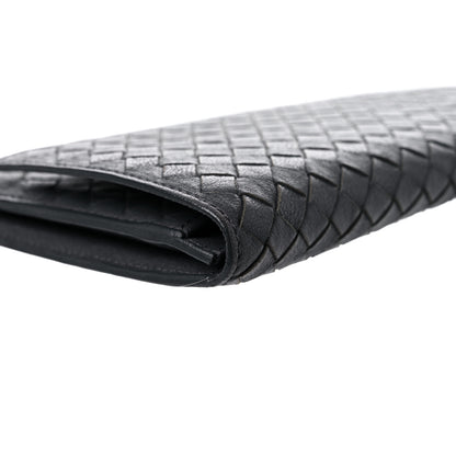 Bottega Veneta Nappa Intrecciato Flap Wallet Grey 11 of 12