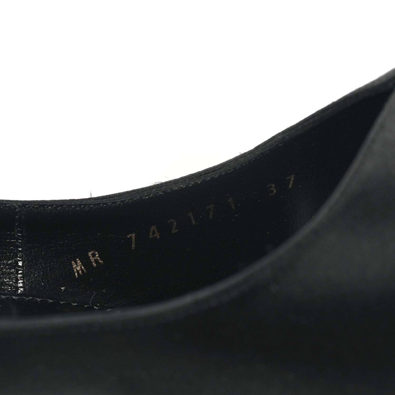Saint Laurent Satin Crystal Martinique 110 Pump 37 Black 8 of 9