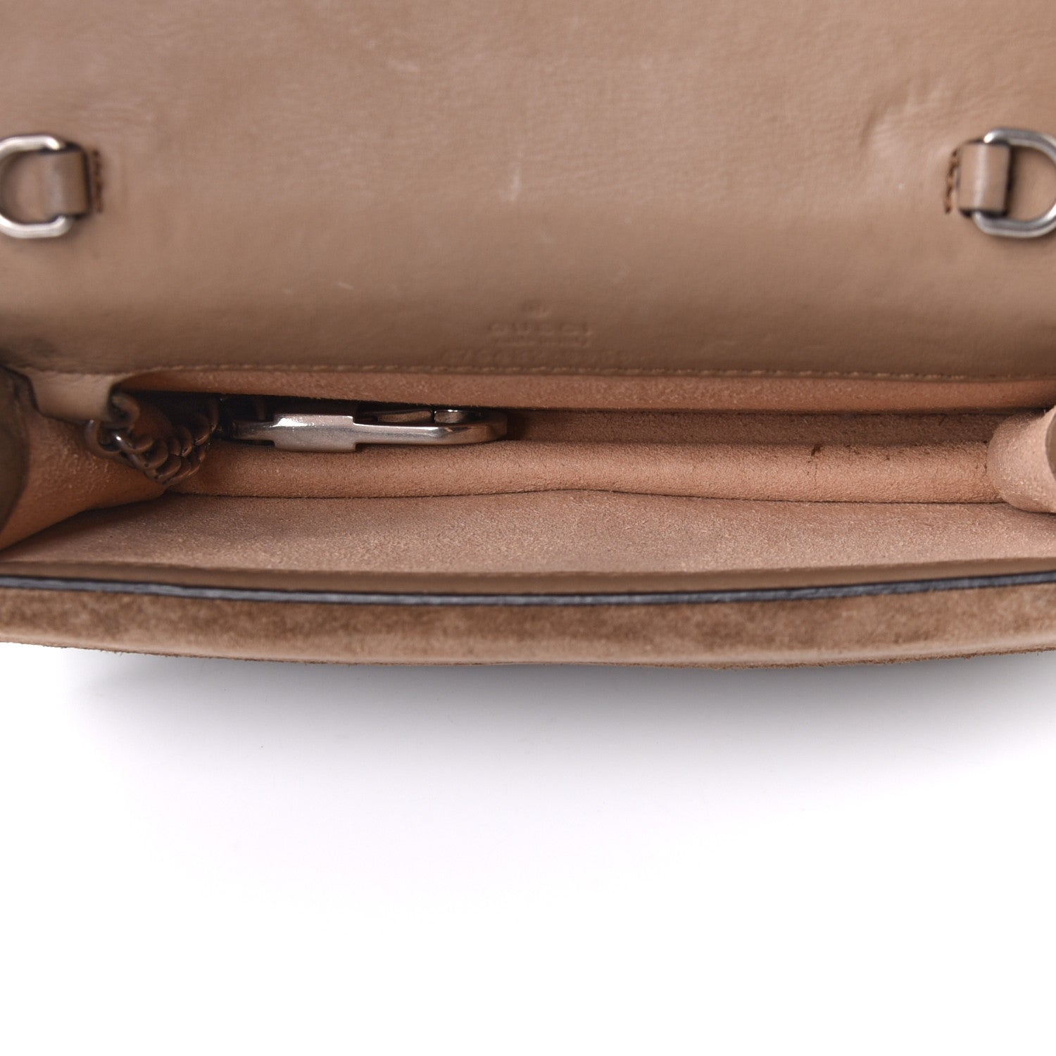 Gucci GG Supreme Monogram Super Mini Dionysus Shoulder Bag Taupe 5 of 9