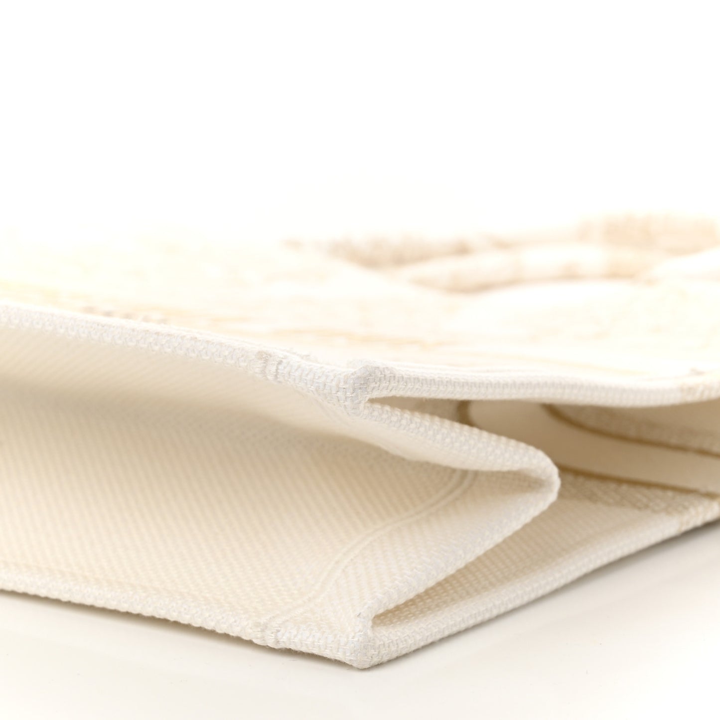 Canvas Embroidered Large Around The World Book Tote Gold