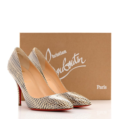 Christian Louboutin Ayers Batignolles 100 Pumps 39.5 Stone 8 of 8