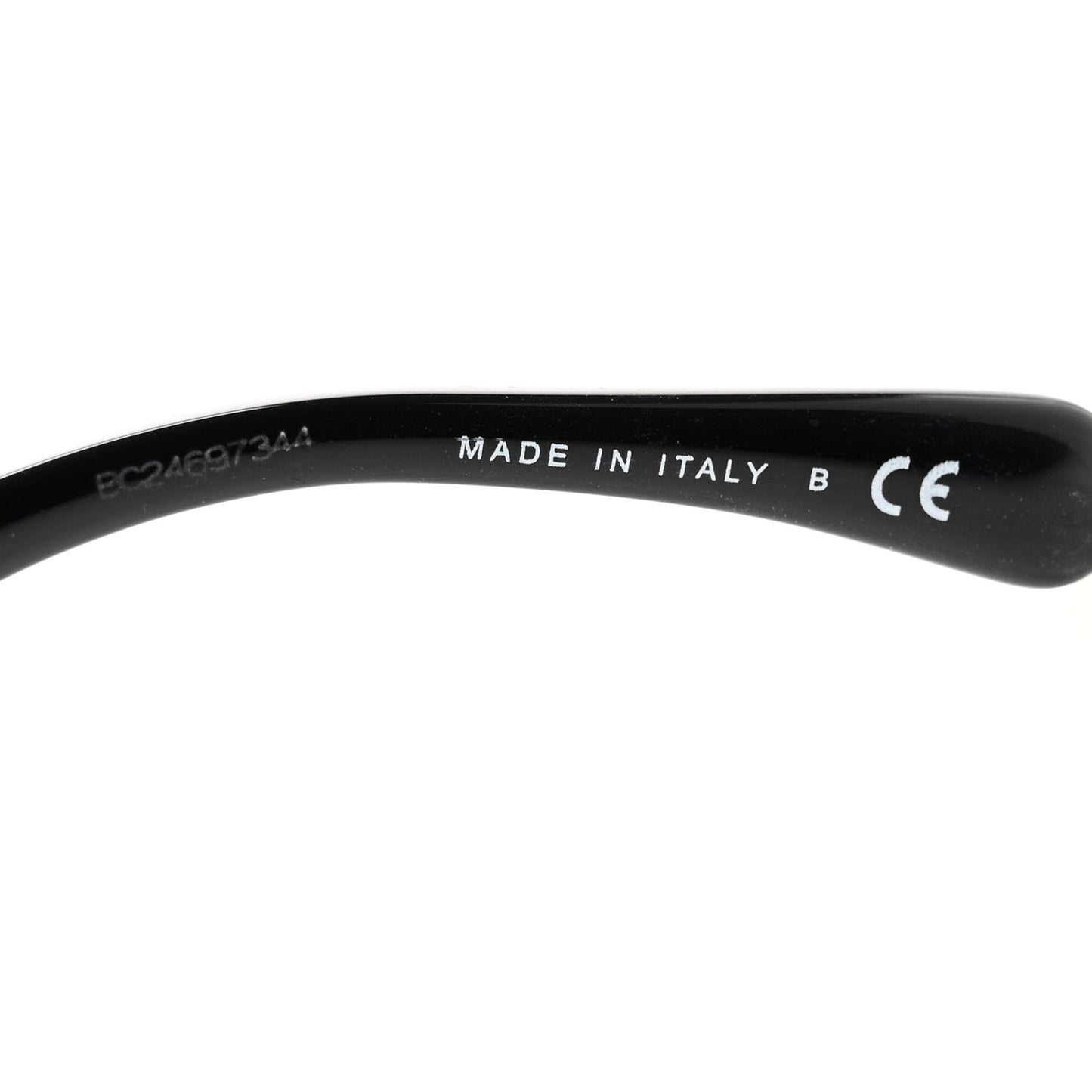 Acetate Strass Polarized Square Sunglasses 5422-B-A Black White
