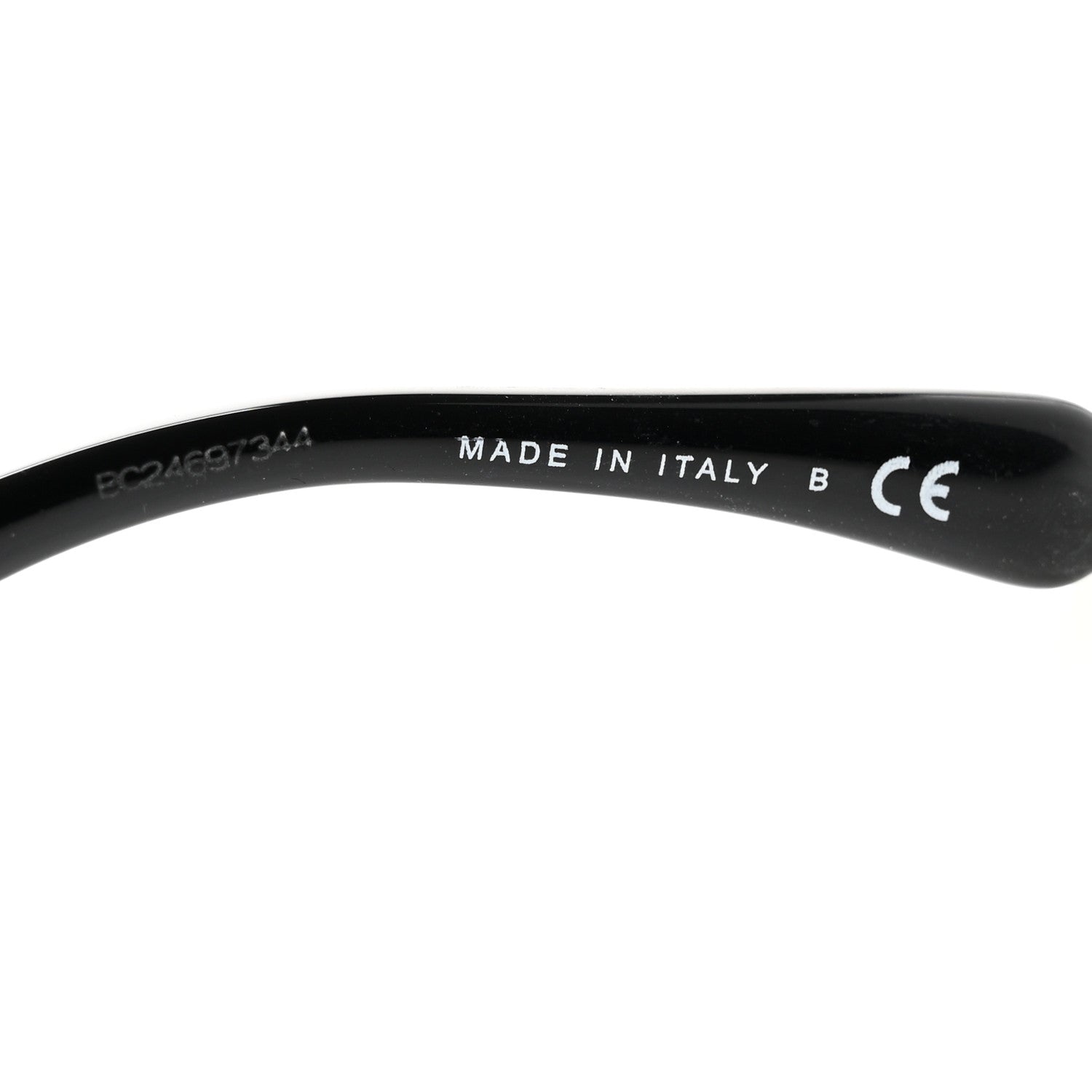 Chanel Acetate Strass Polarized Square Sunglasses 5422-B-A Black White 6 of 8