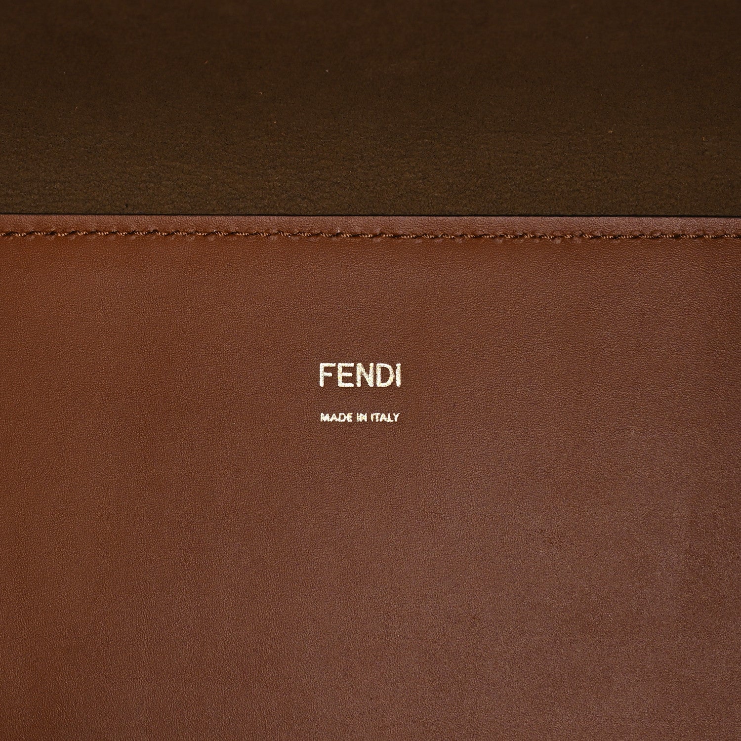 Fendi Vitello King Plexiglass Medium Fendi Sunshine Shopper Tote Cuoio 6 of 9