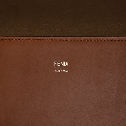 Fendi Vitello King Plexiglass Medium Fendi Sunshine Shopper Tote Cuoio 6 of 9