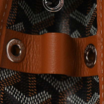 Goyard Goyardine Jouvence MM Toiletry Pouch Black Gold 13 of 13