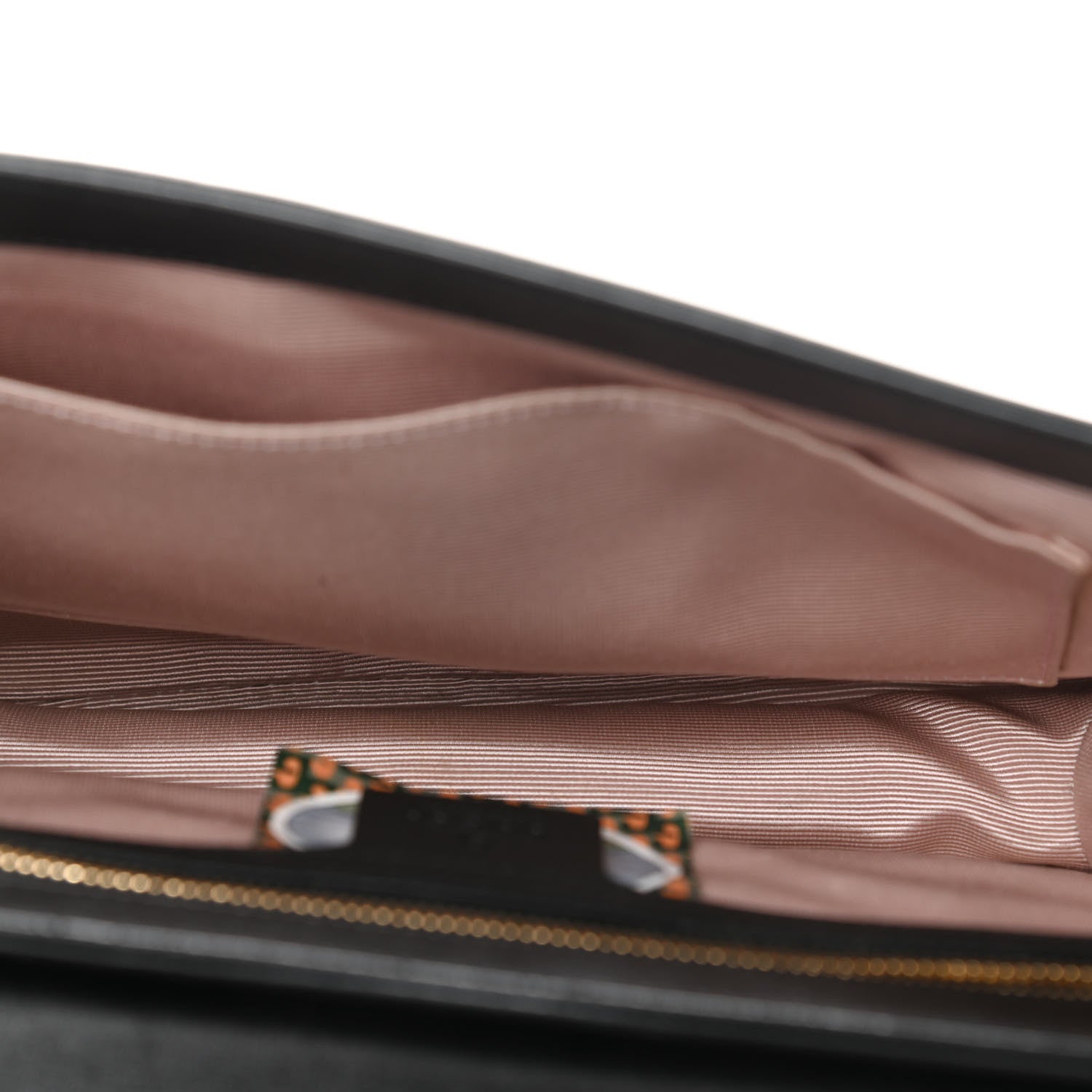 Gucci Vitello Palmellato Lux Crystal Medium Rajah Shoulder Bag Black 4 of 12