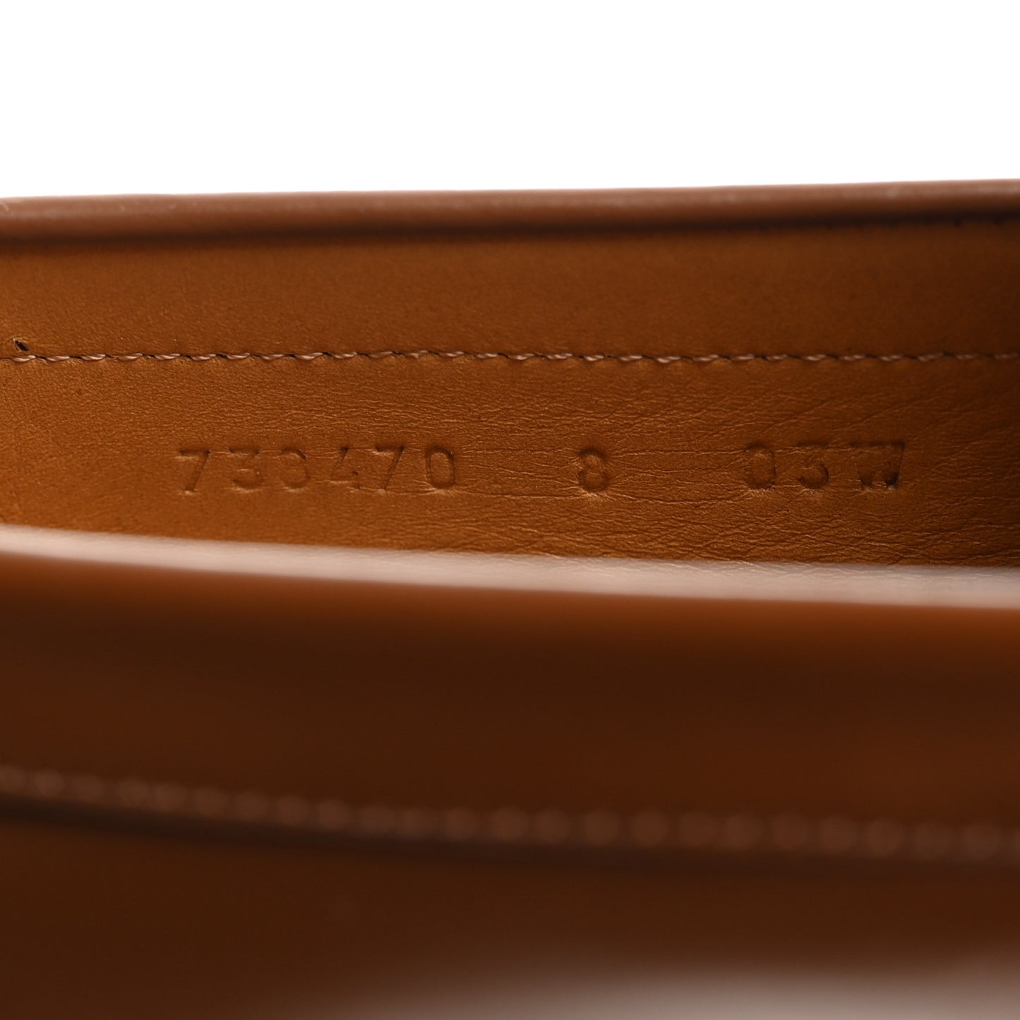 Calfskin Mens Interlocking G Millennial Ribot Loafers 8 Cuir