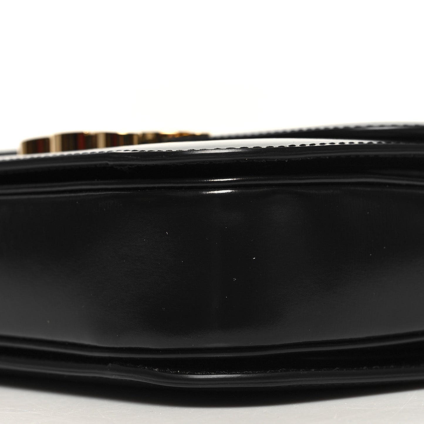 Shiny Calfskin Medium Triomphe Black