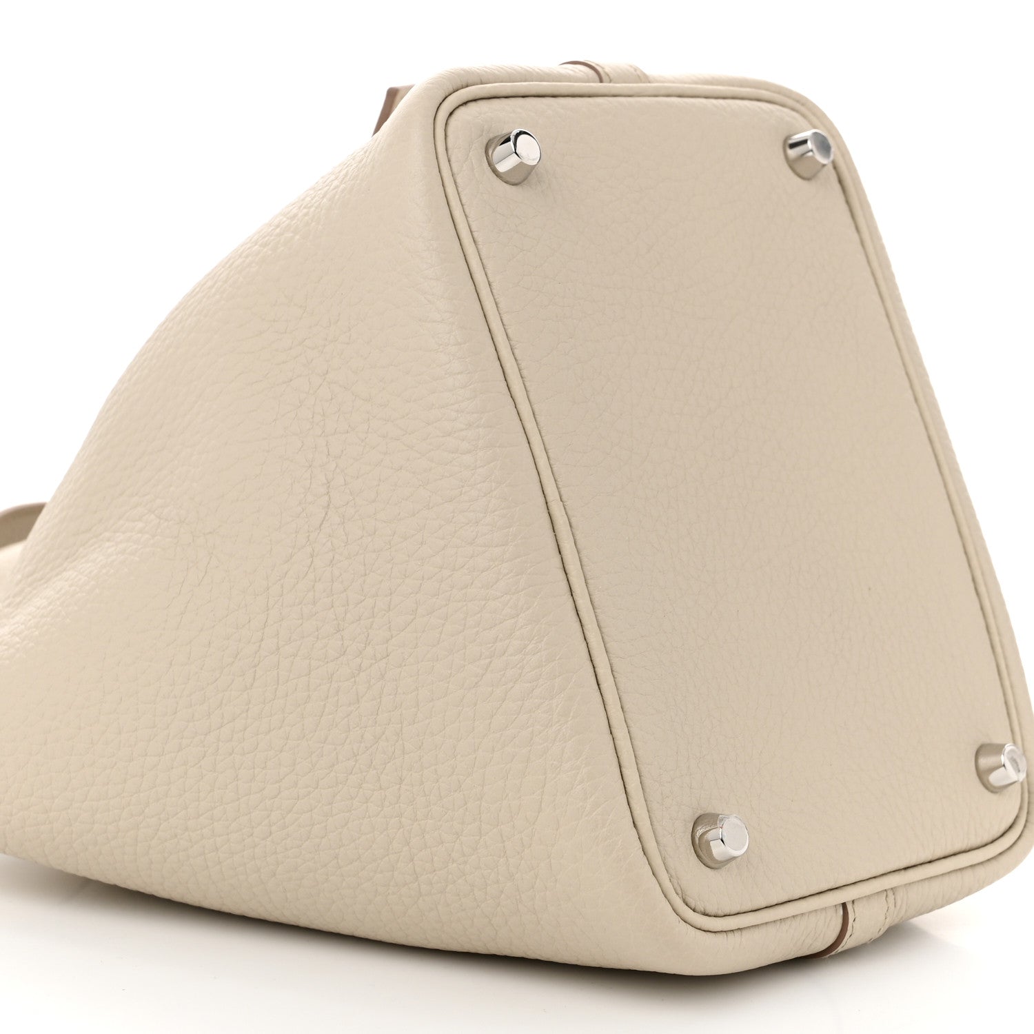 Hermes Taurillon Clemence Picotin Lock 18 PM Gris Perle 9 of 11