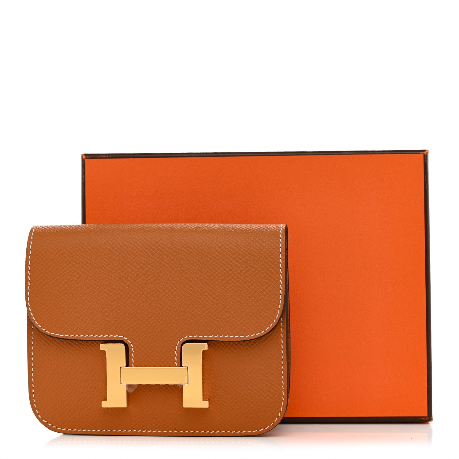 Hermes Epsom Constance Slim Wallet Toffee 9 of 9