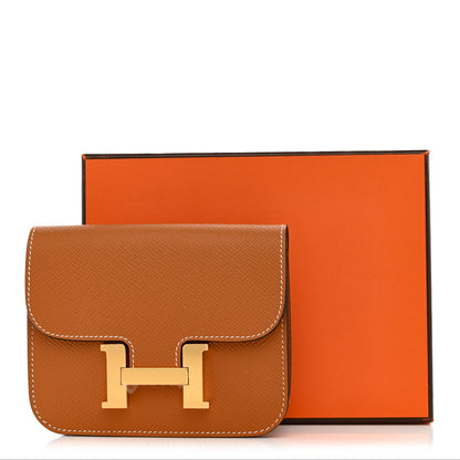Hermes Epsom Constance Slim Wallet Toffee 9 of 9