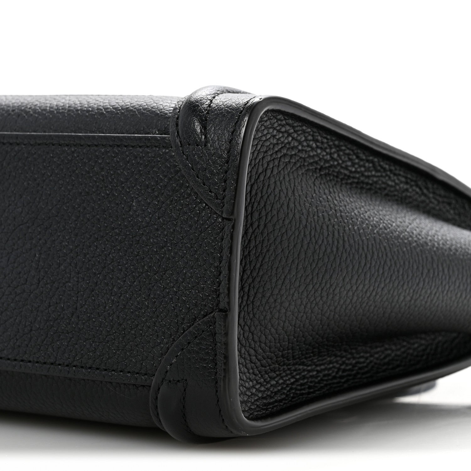 Celine Drummed Calfskin Nano Luggage Black 11 of 14