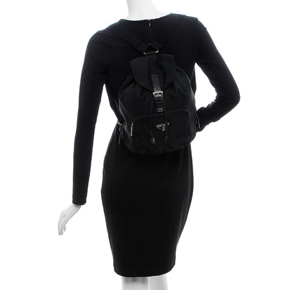 Prada Nylon Vela Small Backpack Black 2 of 15