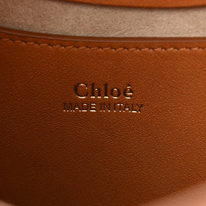 Chloe Small Grain Calfskin Kiss Bag Arizona Brown 6 of 9