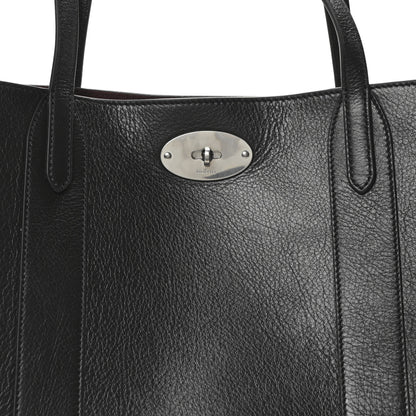 Mulberry High Shine Grain Bayswater Tote Black 7 of 9