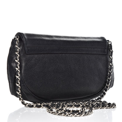 Chanel Caviar Half Moon Wallet On Chain WOC Black 3 of 15
