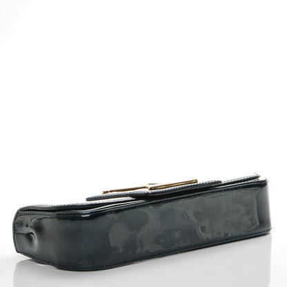 Louis Vuitton Patent Sobe Clutch Blue Nuit 4 of 6