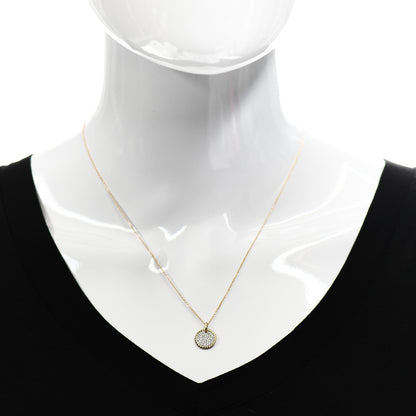 David Yurman 18K Yellow Gold Diamond Cable Collectibles Pave Charm Pendant Necklace 2 of 5