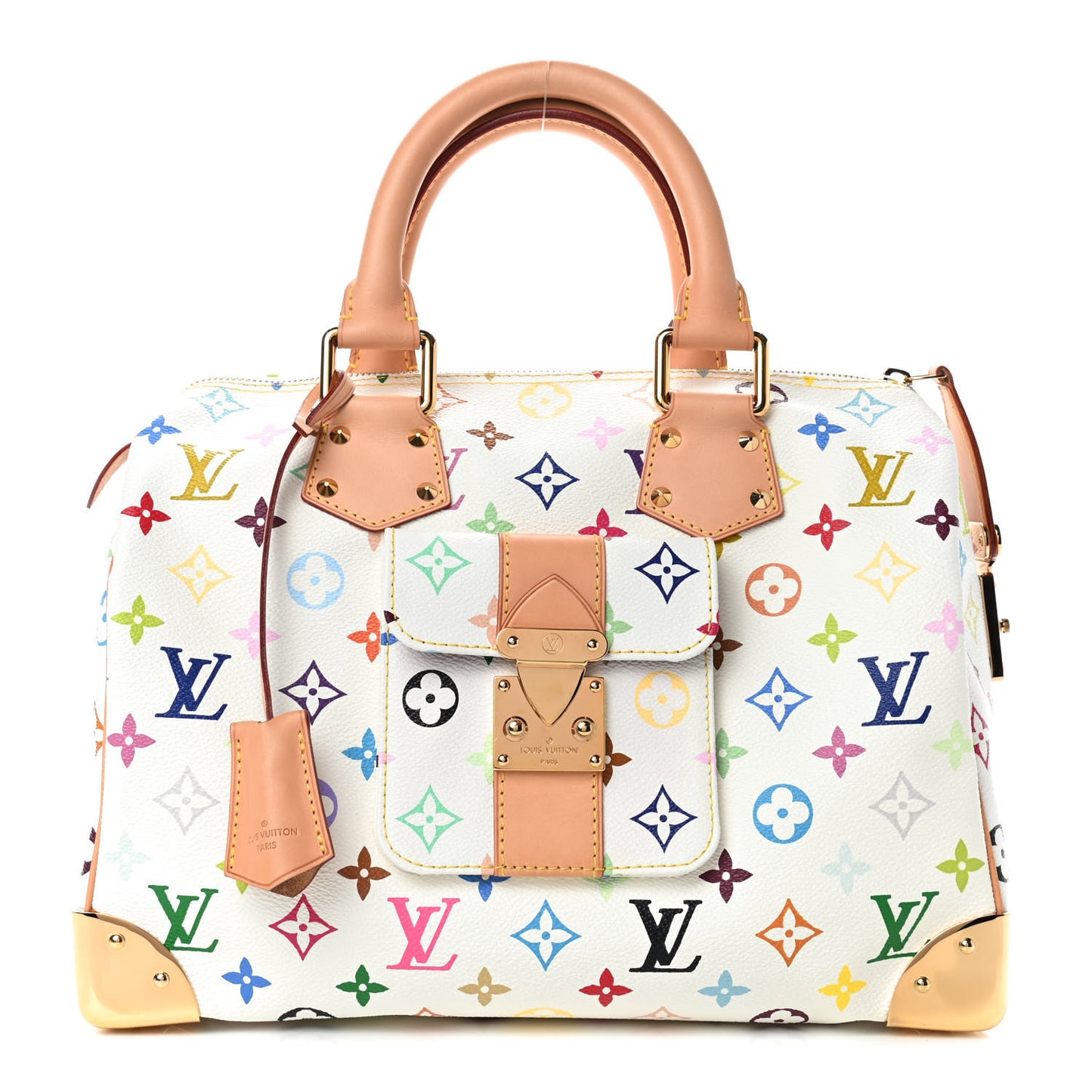 Monogram Multicolor Speedy 30 White