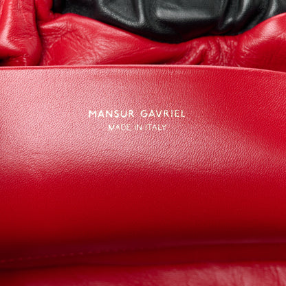 Mansur Gavriel Lambskin Cloud Clutch Black Flamma 6 of 10
