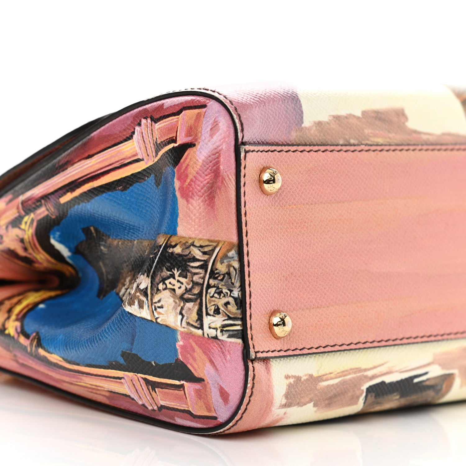 Dolce & Gabbana Dauphine Roma Printed Medium Miss Sicily Satchel Multicolor 9 of 14