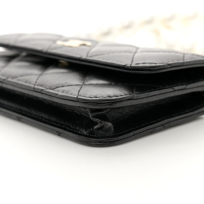 Chanel Calfskin Quilted Maxi Pearls Clutch With Chain Black 11 of 12