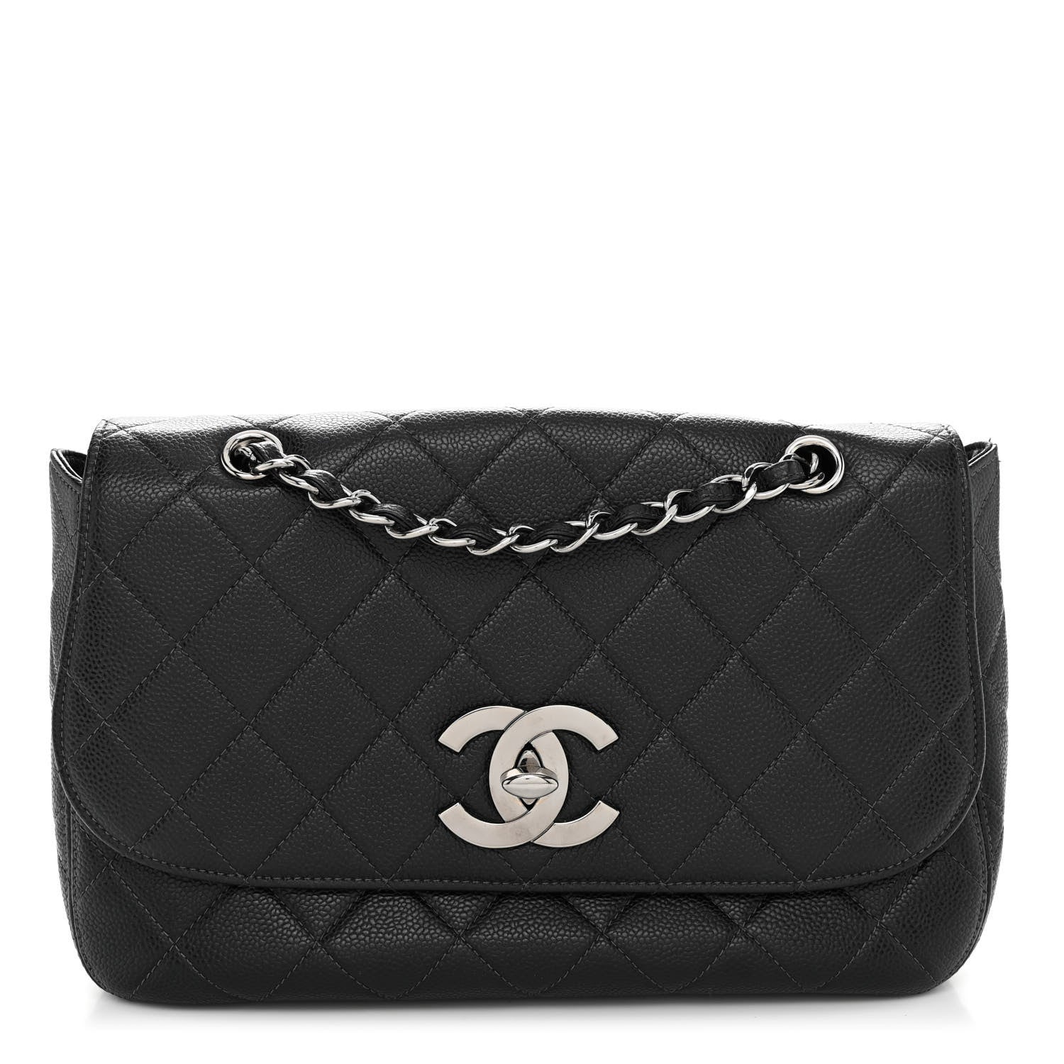 Chanel Caviar Quilted Flap Black 1 of 12