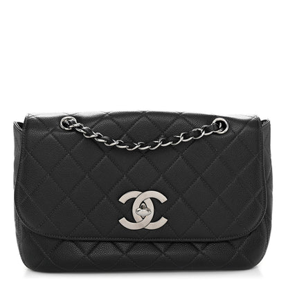 Chanel Caviar Quilted Flap Black 1 of 12