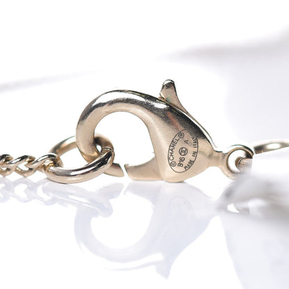 Chanel Crystal CC Roman Palace Dome Long Necklace Gold 8 of 10